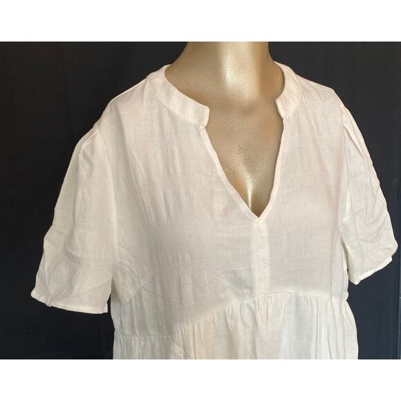 Ces Femme Women Size Large Babydoll Tunic Swing Style Dress - Picture 2 of 6